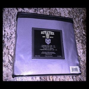 Twin Sheet Set. Gunmetal.